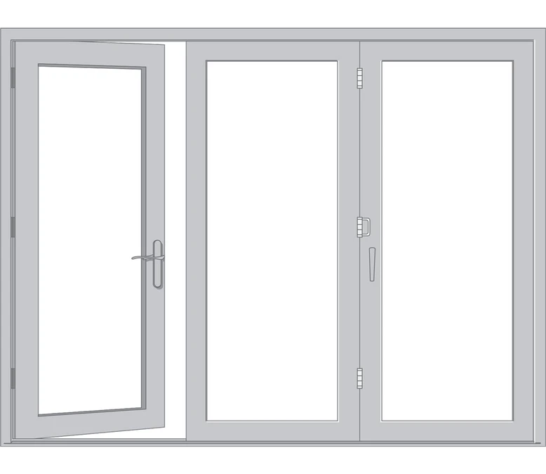 Murfreesboro Pella Architect Reserve Series Contemporary Bifold Patio Door