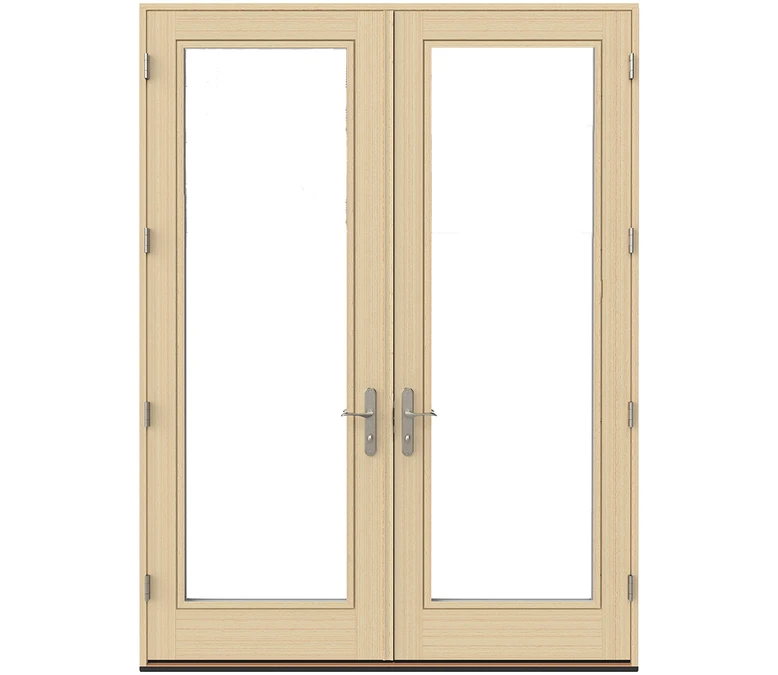 Murfreesboro Pella Lifestyle Series Wood Double Hinged Patio Doors