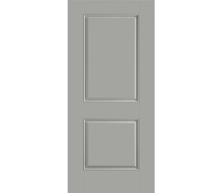 Murfreesboro Two Panel Square Fiberglass Entry Door